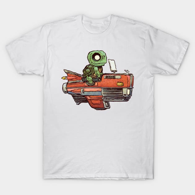 Turtle Ride T-Shirt by jesse.lonergan